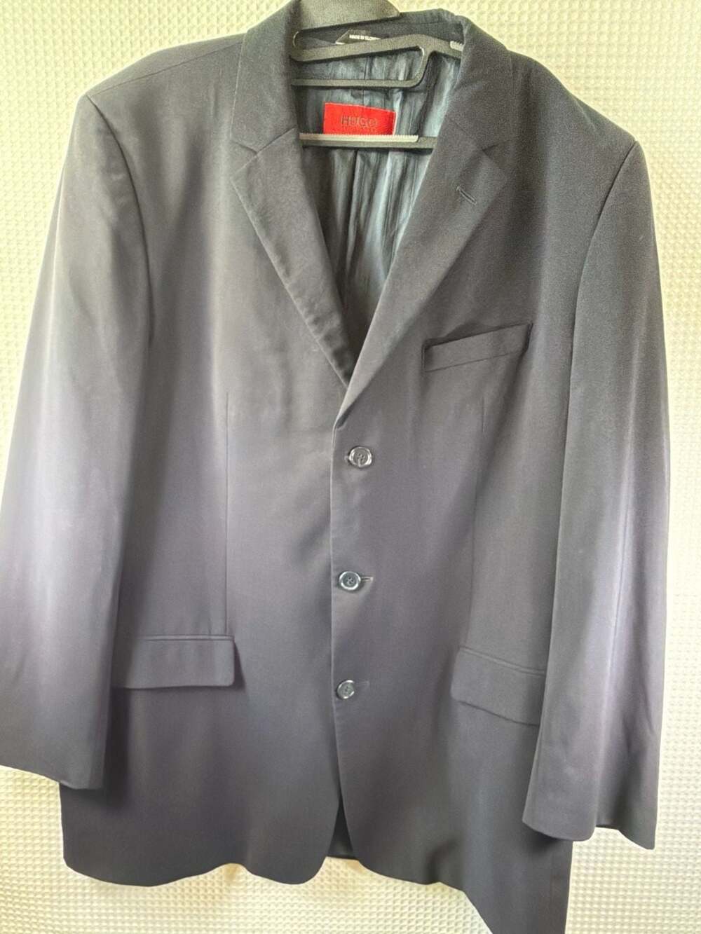 Hugo Boss Men's Black Blazer Jacket Size 46L